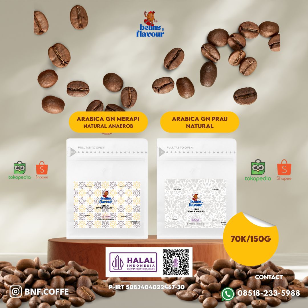 Roastbean natural gn.prau 100g